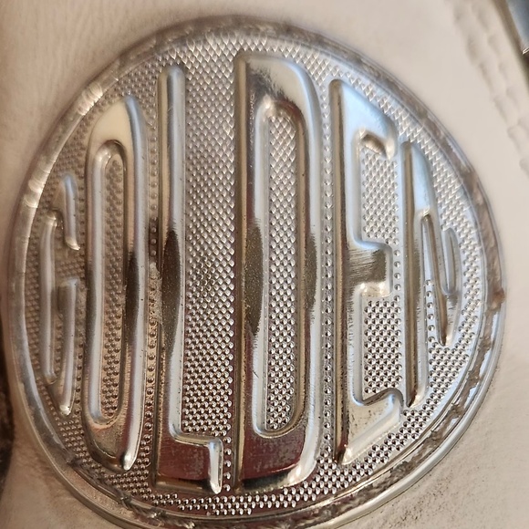 GOLDEN GOOSE FRANCY CLASSIC  HIGH TOP SIZE 8  WHITE/LAVENDER/FUXIA - Picture 13 of 16